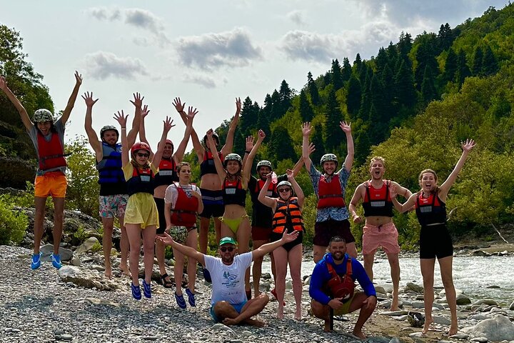Amazing Rafting Experience at Last Wild Vjosa River of Europe in Permet, Albania