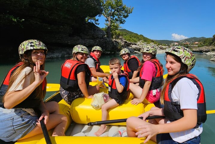 Amazing Rafting Experience at Last Wild Vjosa River of Europe in Permet, Albania