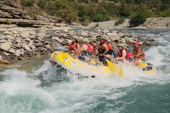 Amazing Rafting Experience at Last Wild Vjosa River of Europe in Permet, Albania