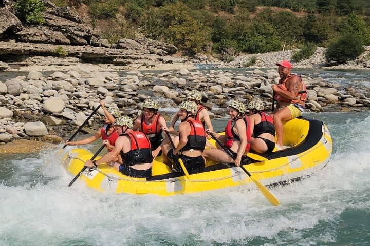 Amazing Rafting Experience at Last Wild Vjosa River of Europe in Permet, Albania