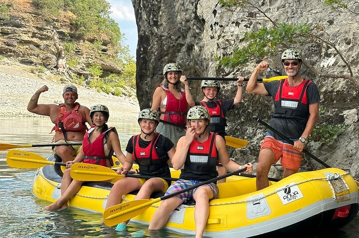 Amazing Rafting Experience at Last Wild Vjosa River of Europe in Permet, Albania