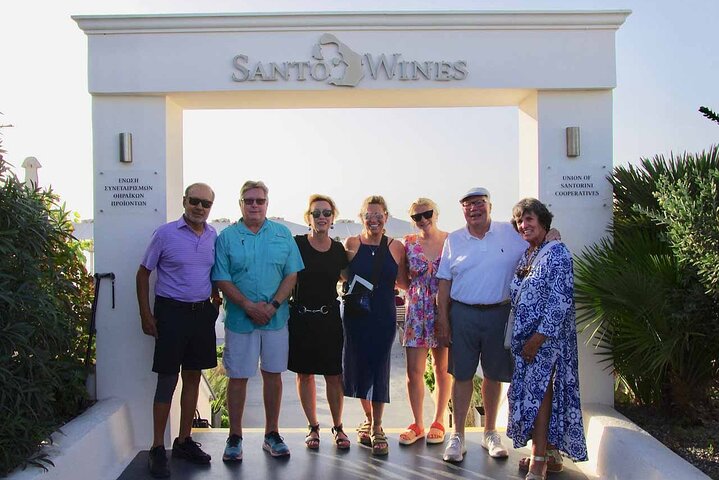 Santorini Wine Adventure with 12 Wine Tastings, Tapas and Sunset