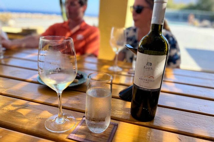 Santorini Wine Adventure with 12 Wine Tastings, Tapas and Sunset