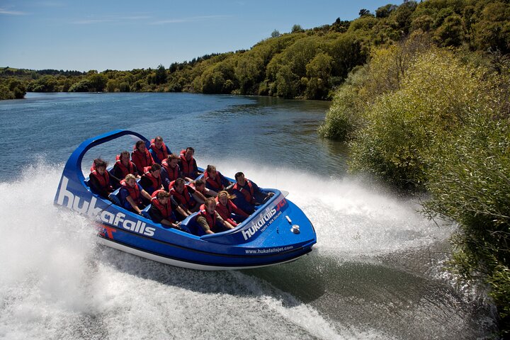 Huka Falls Jet Boat Ride in Taupo
