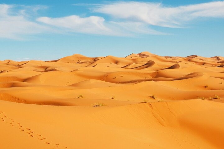 Exclusive Merzouga Desert Safari: Camel Ride, Sandsurf & Dinner