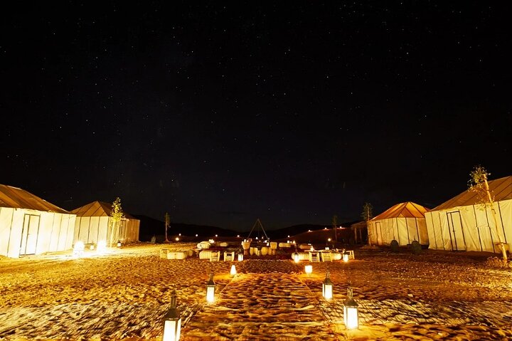 Exclusive Merzouga Desert Safari: Camel Ride, Sandsurf & Dinner