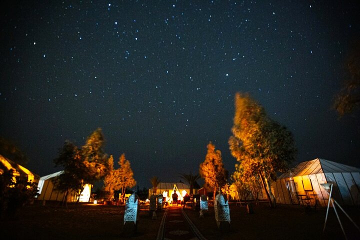 Exclusive Merzouga Desert Safari: Camel Ride, Sandsurf & Dinner