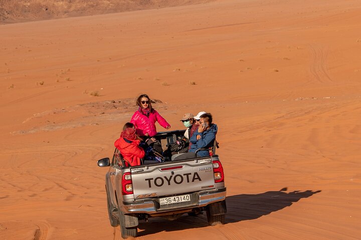 From Petra to Wadi Rum, then back to Amman or the airport.