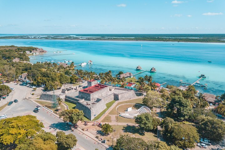 Bacalar Lagoon Private Catamaran Lunch and Drinks from Costa Maya