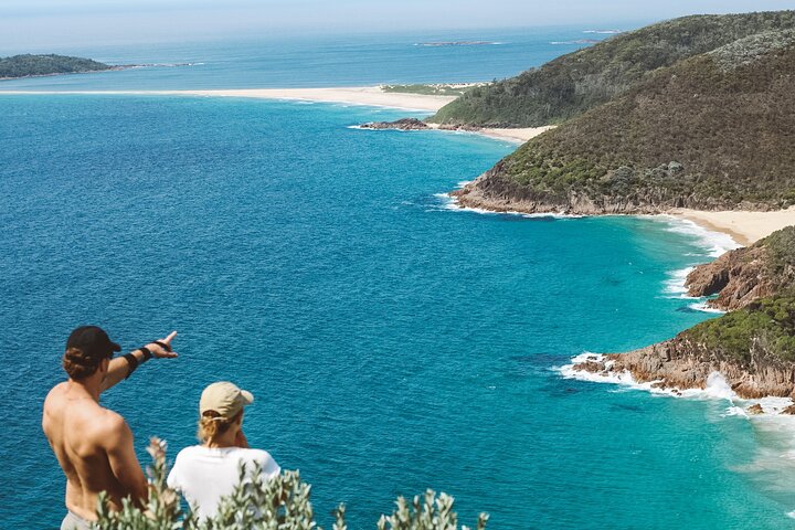 Newcastle to Port Stephens: Whale Watching, Hike & Dunes