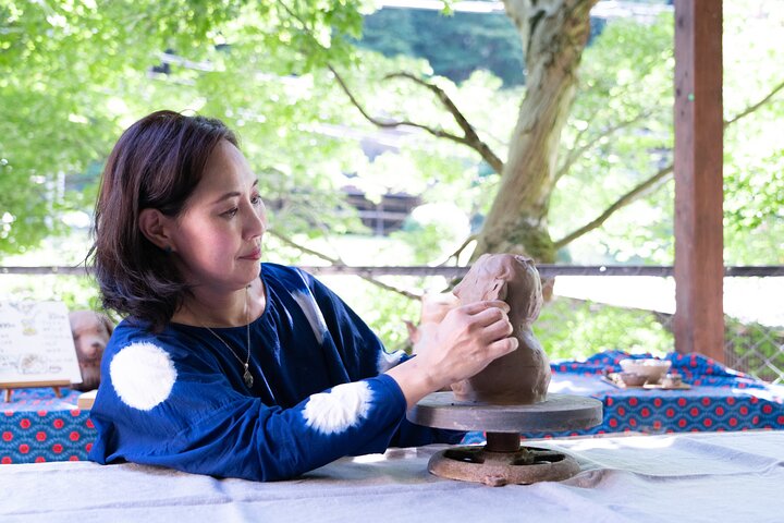 Artist Pottery and Cooking Class in the Old Streets of Mt. Hiei