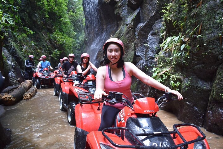 Ubud Bali ATV Kuber Through Waterfall & Long Tunnel