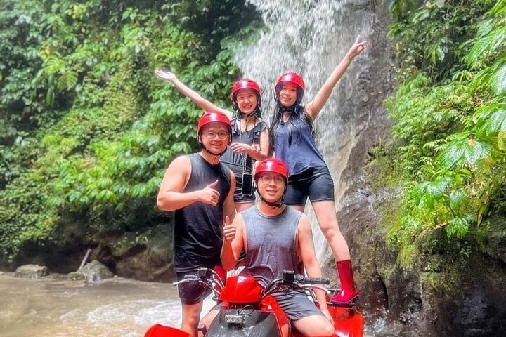 Ubud Bali ATV Kuber Through Waterfall & Long Tunnel