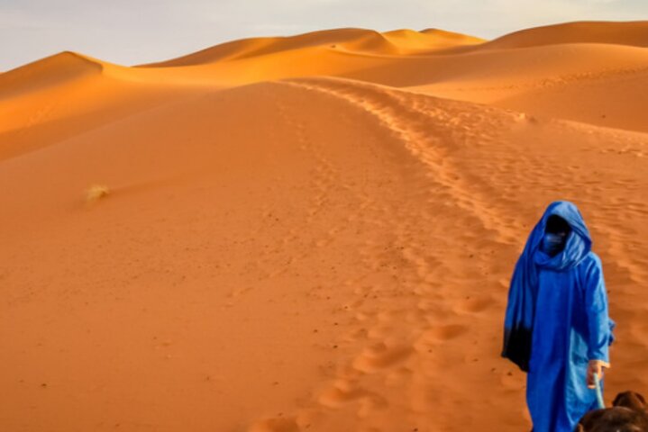 Exclusive Merzouga Desert Safari: Camel Ride, Sandsurf & Dinner