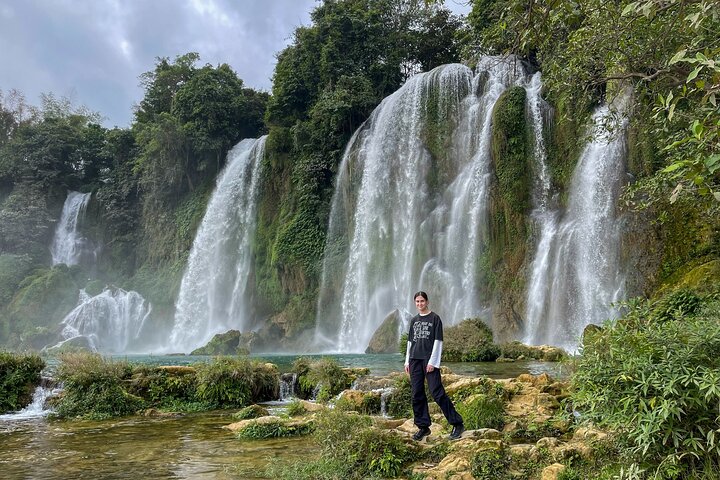 2 Days Motorbike Tour Ban Gioc Waterfall & Mt. Angel Eye Hike