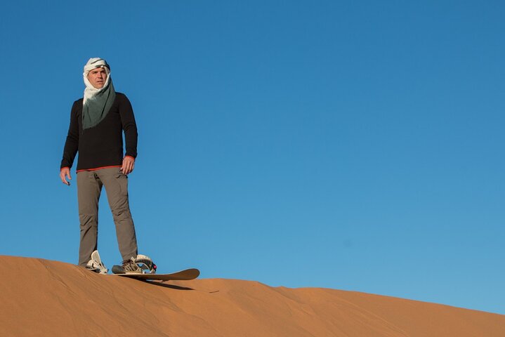 Exclusive Merzouga Desert Safari: Camel Ride, Sandsurf & Dinner