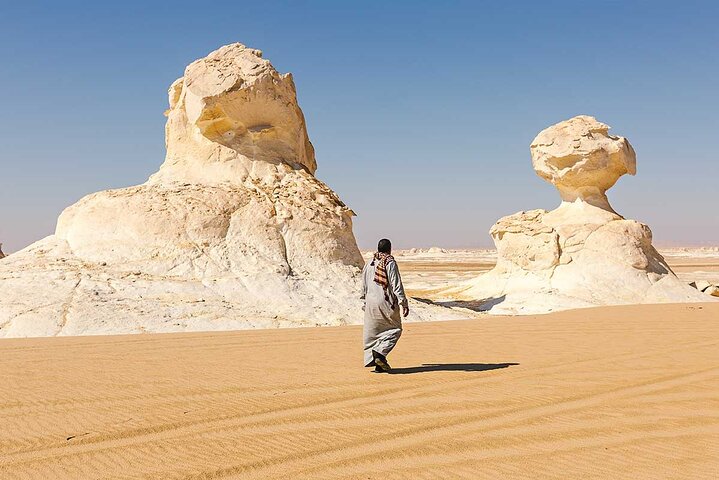 Trip to Bahariya Oasis: Black & White Desert Adventure from Cairo