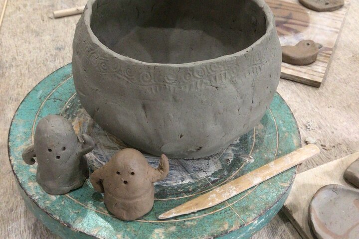 Artist Pottery and Cooking Class in the Old Streets of Mt. Hiei