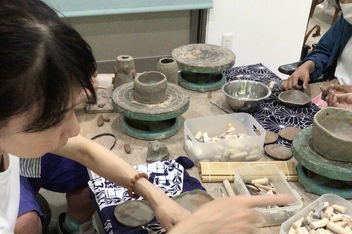 Artist Pottery and Cooking Class in the Old Streets of Mt. Hiei