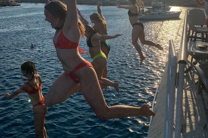 Rhodes Exclusive Swim Cruise Cocktail Open bar & Gourmet Buffet
