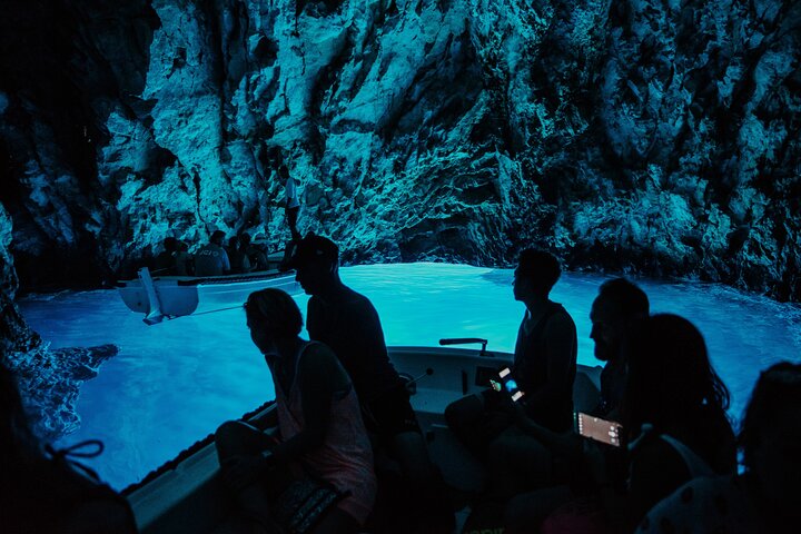 Blue Cave, Mamma Mia and Hvar, 5 Islands Speed boat Small group