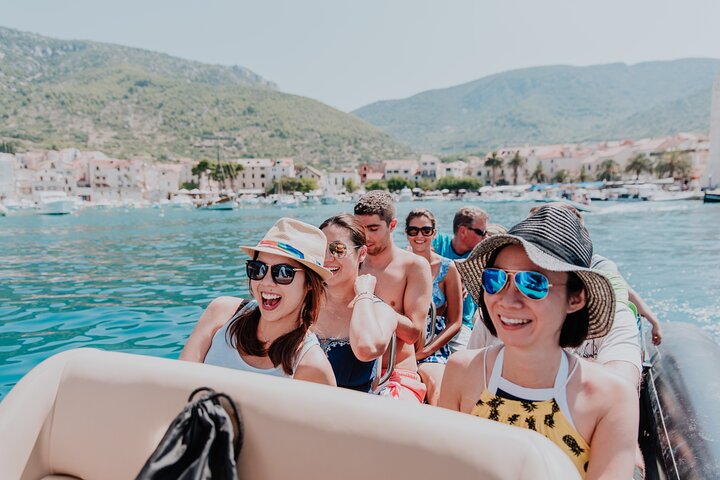 Blue Cave, Mamma Mia and Hvar, 5 Islands Speed boat Small group