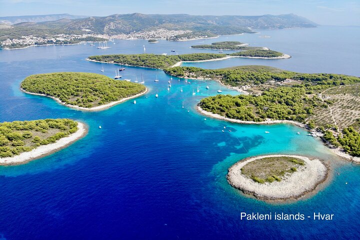 Blue Cave, Mamma Mia and Hvar, 5 Islands Speed boat Small group