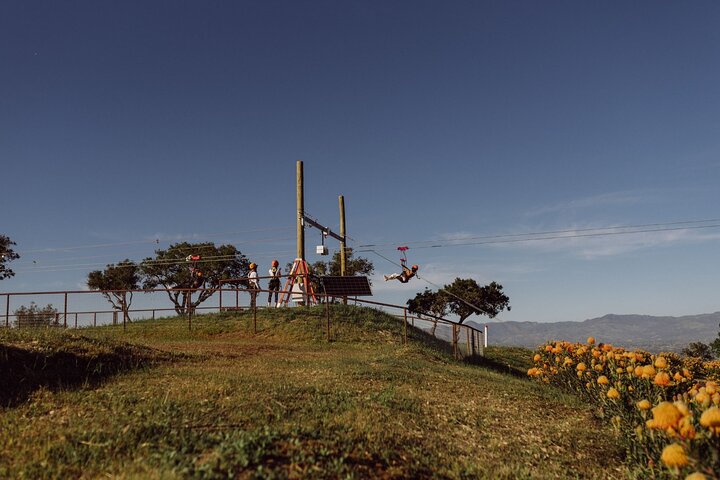 Epic Zipline Tour near Santa Barbara