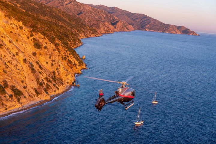 Helicopter Transfer: Long Beach to Catalina Island