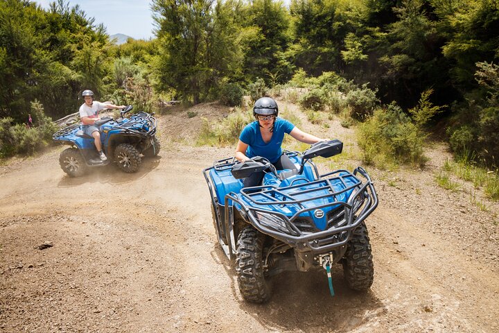 Quad Biking adventure through native forest & farm tracks