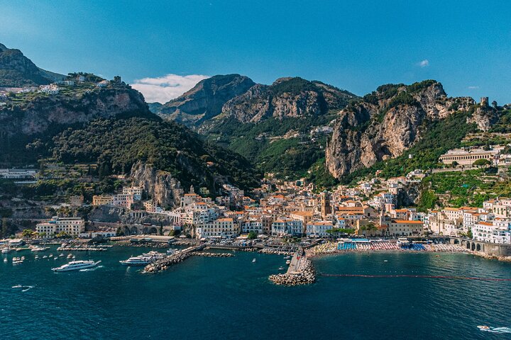 Small Group Amalfi Coast Boat Day Tour from Amalfi