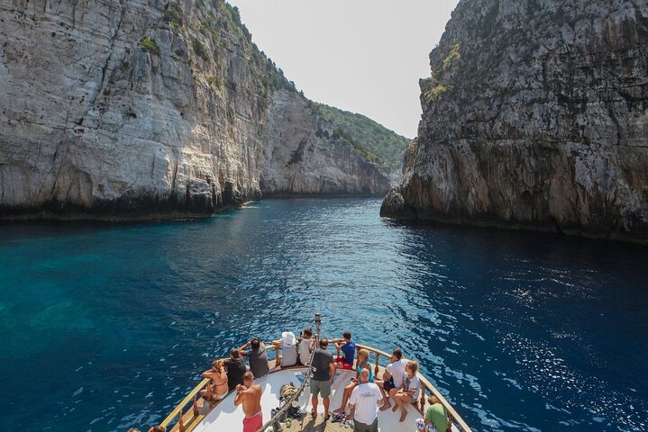 Paxos Antipaxos Blue Caves Cruise from Corfu with Swimming Stops