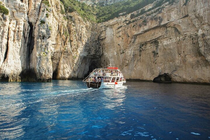 Paxos Antipaxos Blue Caves Cruise from Corfu with Swimming Stops
