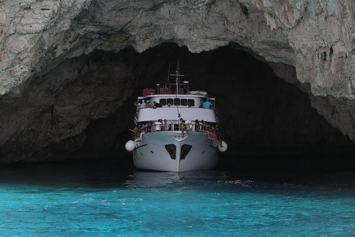 Paxos Antipaxos Blue Caves Cruise from Corfu with Swimming Stops