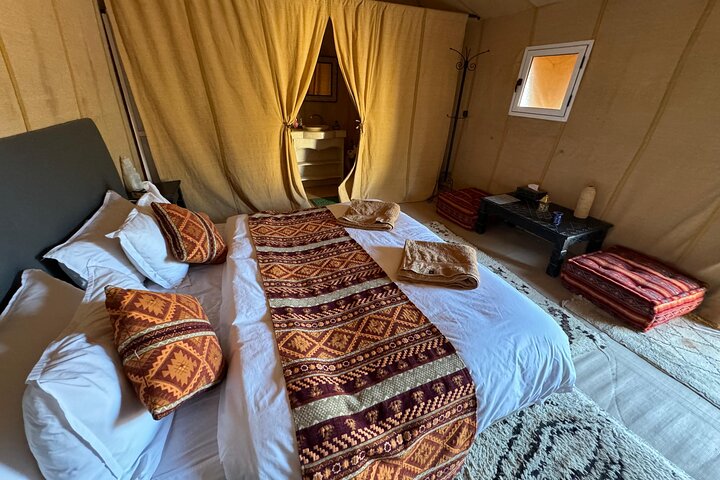 Camel Ride With Luxury Desert Camp And Night In Merzouga Dunes