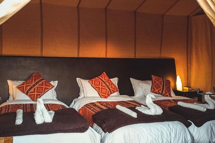 Camel Ride With Luxury Desert Camp And Night In Merzouga Dunes