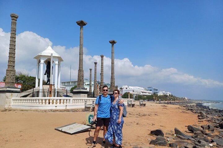 Pondi Marvels: Auroville & French Colony Tour from Trichy