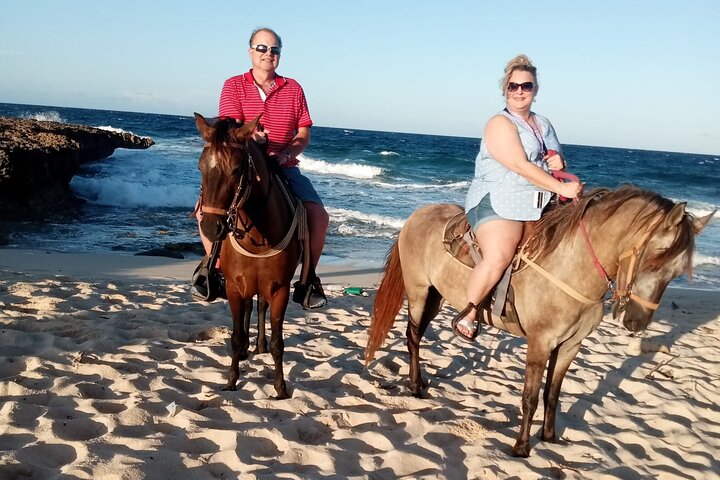 Aruba Ecological & Coastline Horseback Ride with Beach Photo Stop