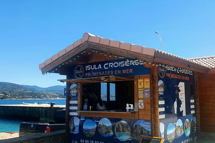 De Sagone/Cargèse: Scandola Girolata 2h Calanques Piana Swimming