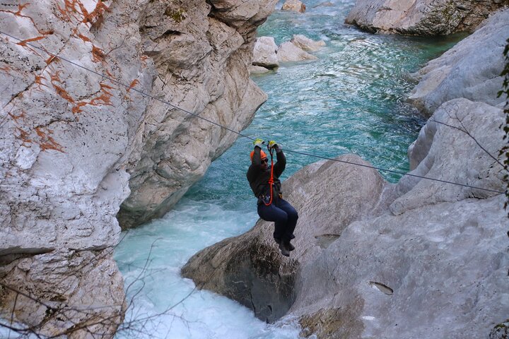 Bovec Zipline - canyon Ucja - the longest zipline in Europe