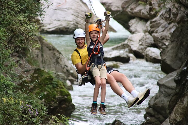 Bovec Zipline - canyon Ucja - the longest zipline in Europe