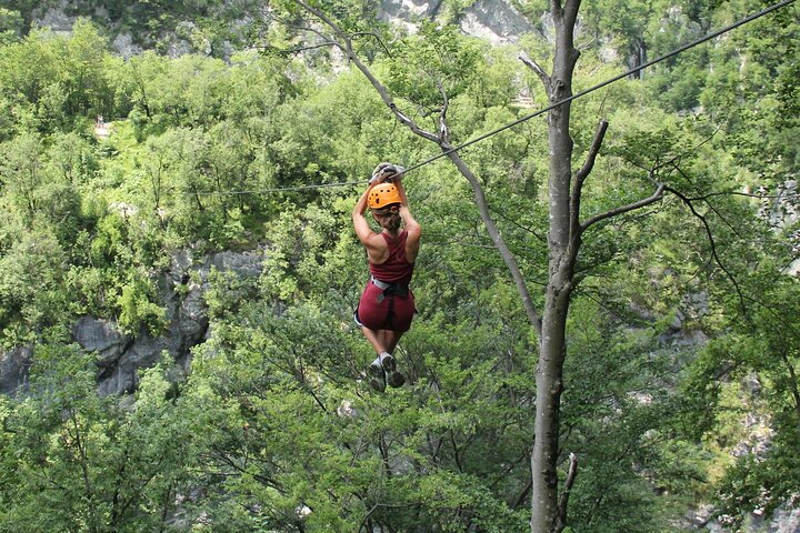 Bovec Zipline - canyon Ucja - the longest zipline in Europe