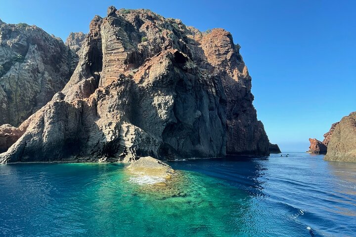From Sagon/Cargese: Scandola Girolata 30mns, Piana Swimming