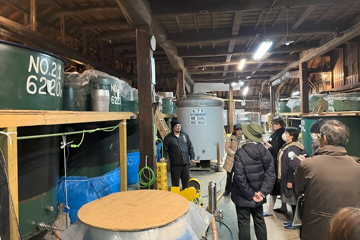 Private Sake Brewery Tour and Shinran Temple Visit