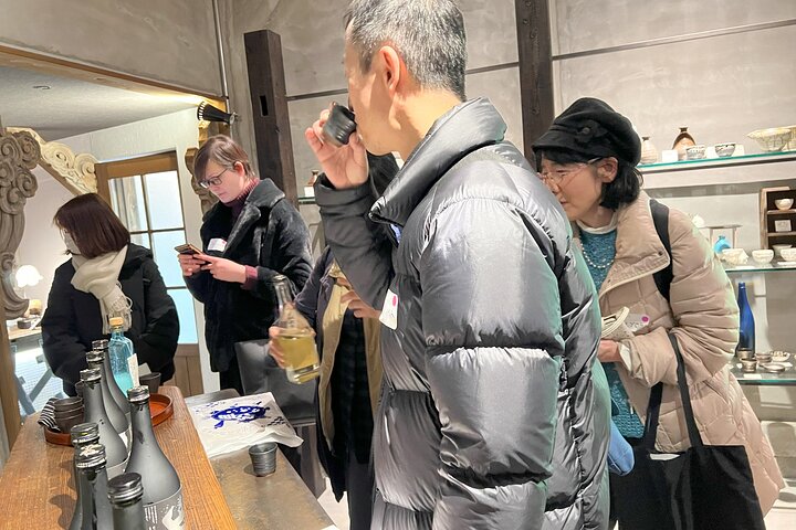 Private Sake Brewery Tour and Shinran Temple Visit