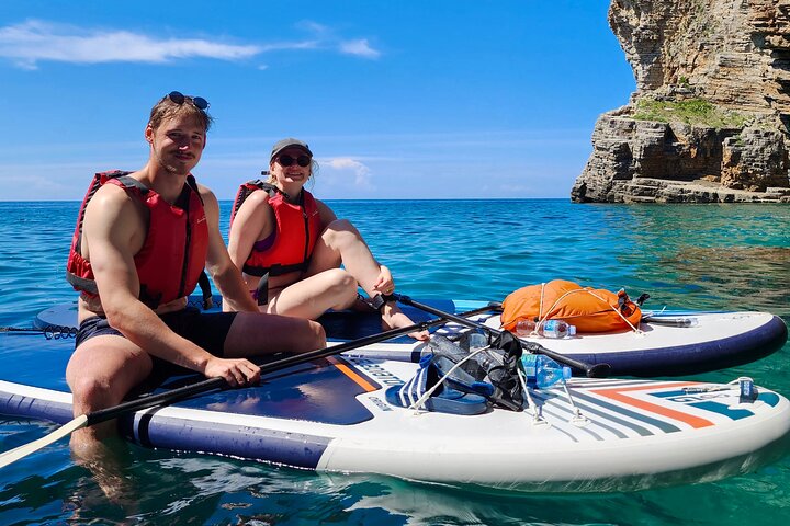Budva Bay: Kayak & SUP Tour to Coastal Caves