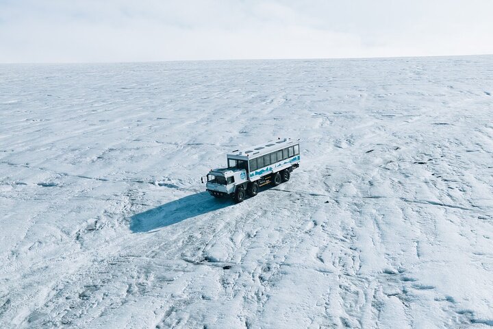 Into the Glacier: Langjökull Glacier Ice Cave from Húsafell