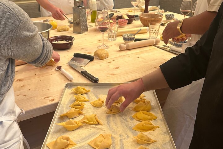 Pasta Cooking Class with Unlimited Wine in Florence