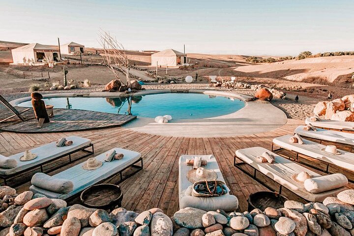 Agafay Desert Day Pass with Pool and Lunch from Marrakech