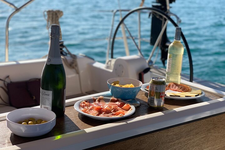 Ibiza Midday or Sunset Sailing with Light Snacks and Open Bar